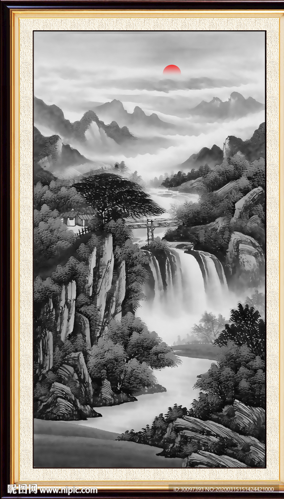 山水国画