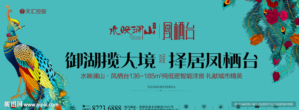 地产户外 孔雀