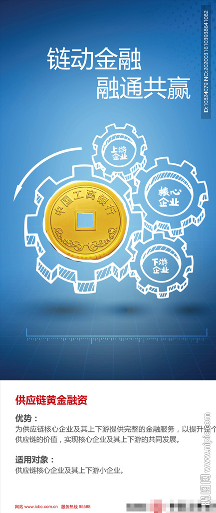 供应链黄金融资 展架