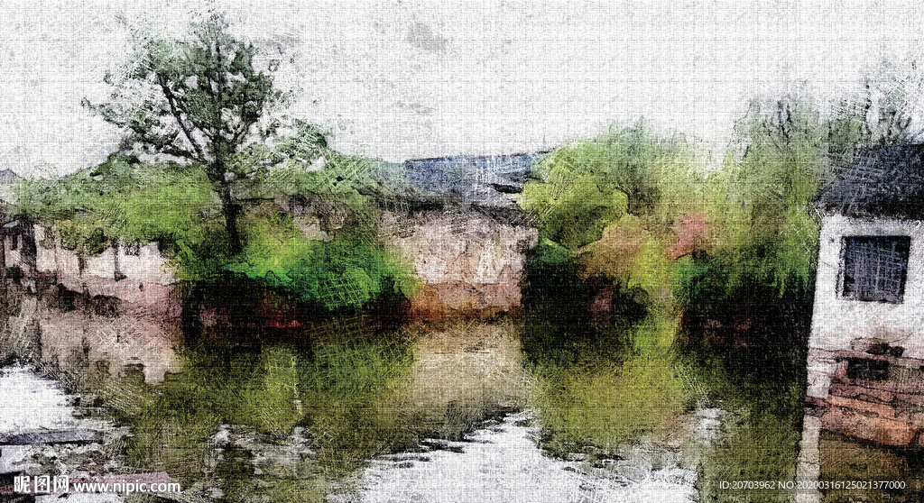 江南水墨画