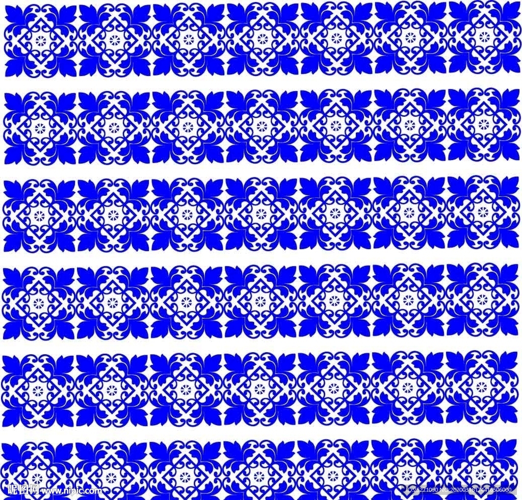 葡萄牙瓷砖花纹矢量