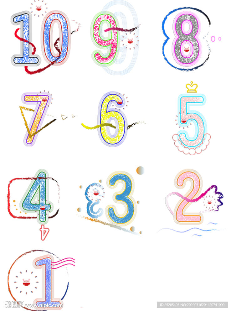 数字倒计时