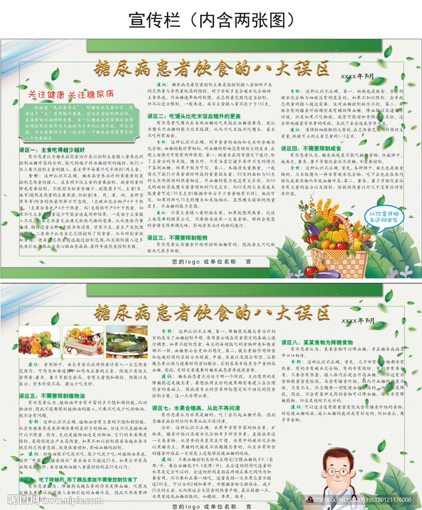 糖尿病知识展板