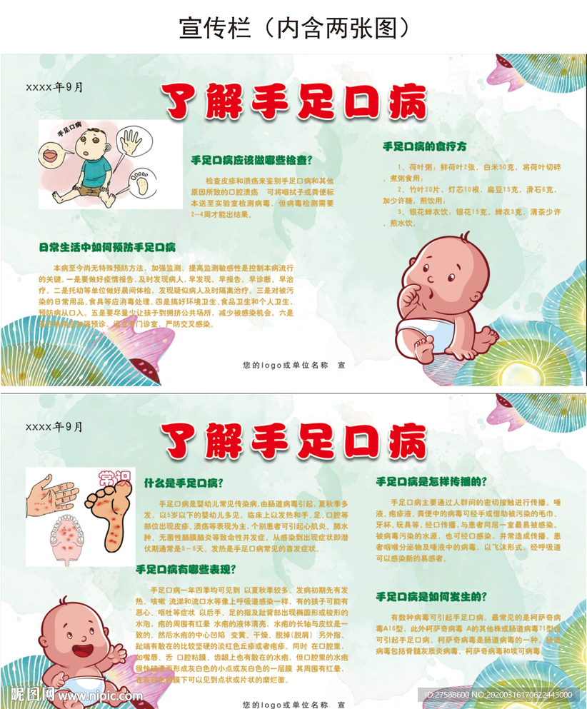 手足口病宣传展板