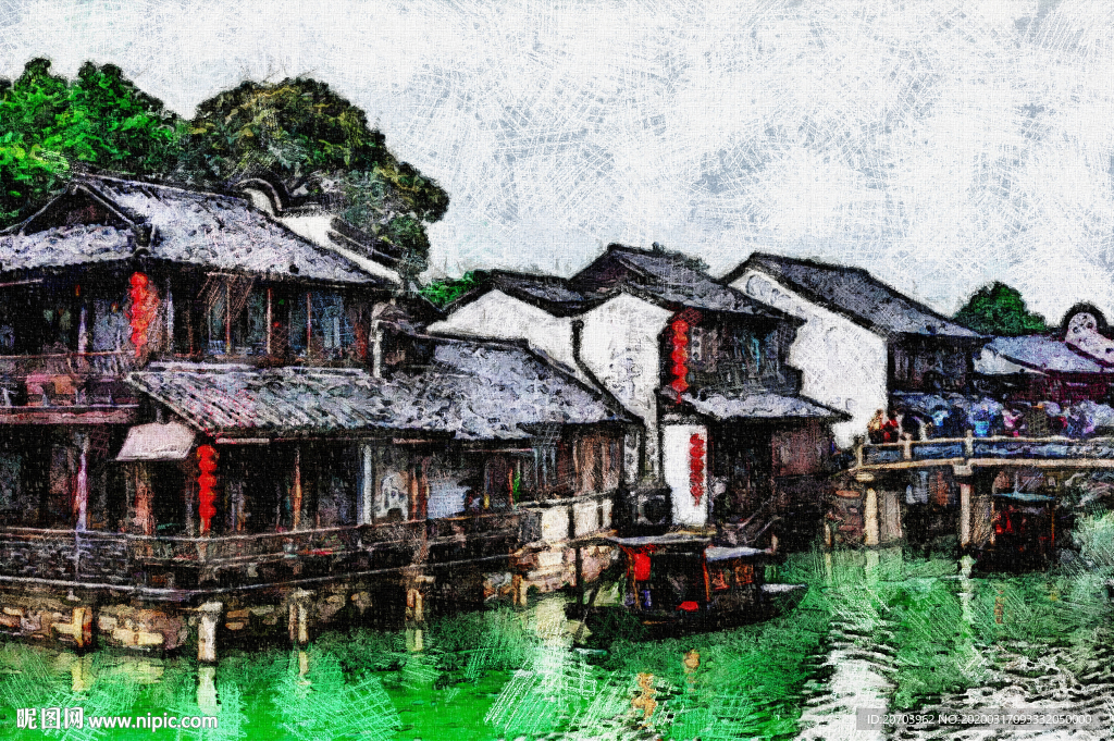 水墨江南