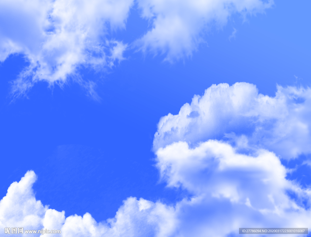 蓝天白云