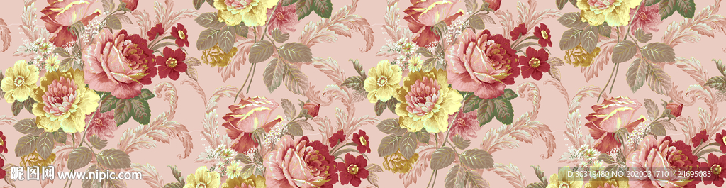 服装数码印花 丝巾印花 欧式