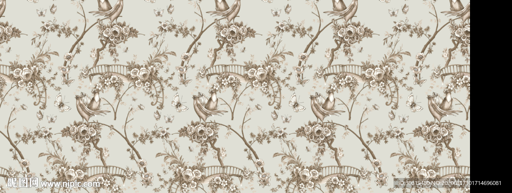 服装数码印花 丝巾印花 欧式