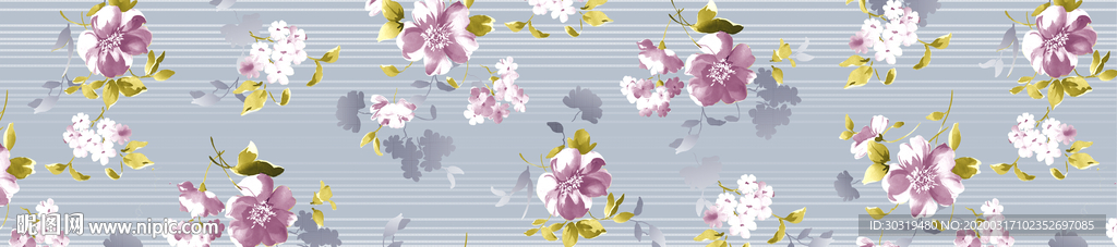 服装数码印花 丝巾印花 欧式