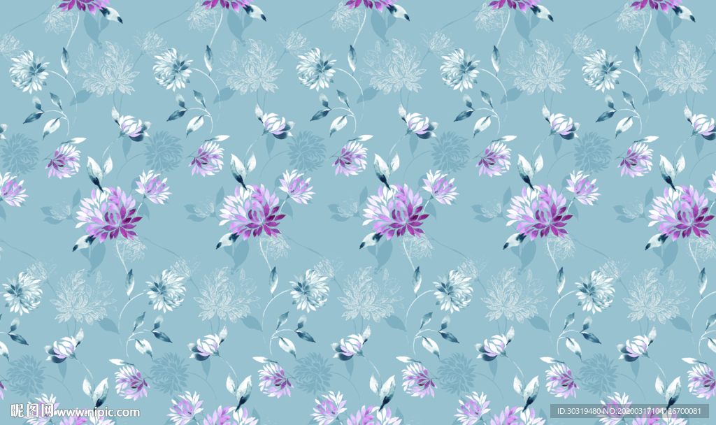 服装数码印花 丝巾印花 欧式