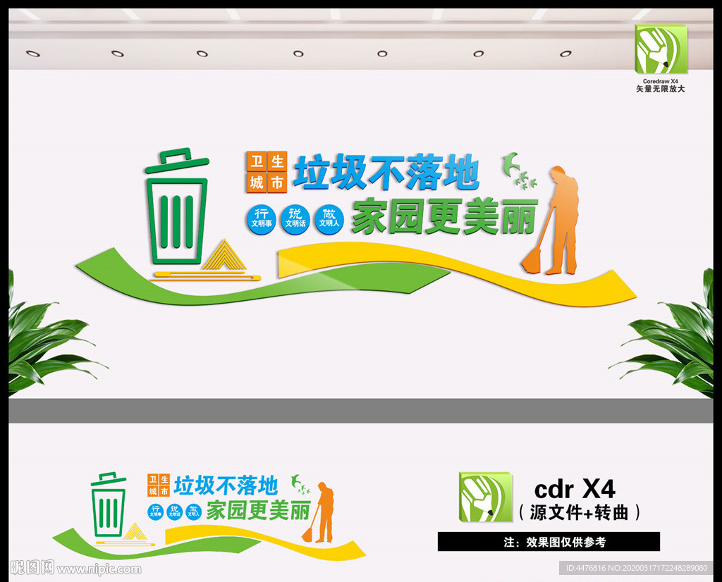 卫生城市文化墙