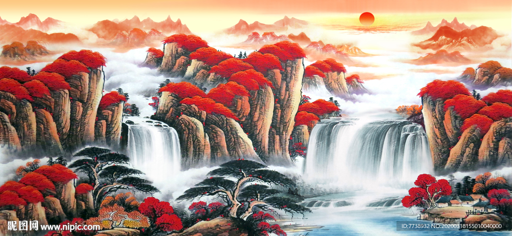 源远流长 山水画