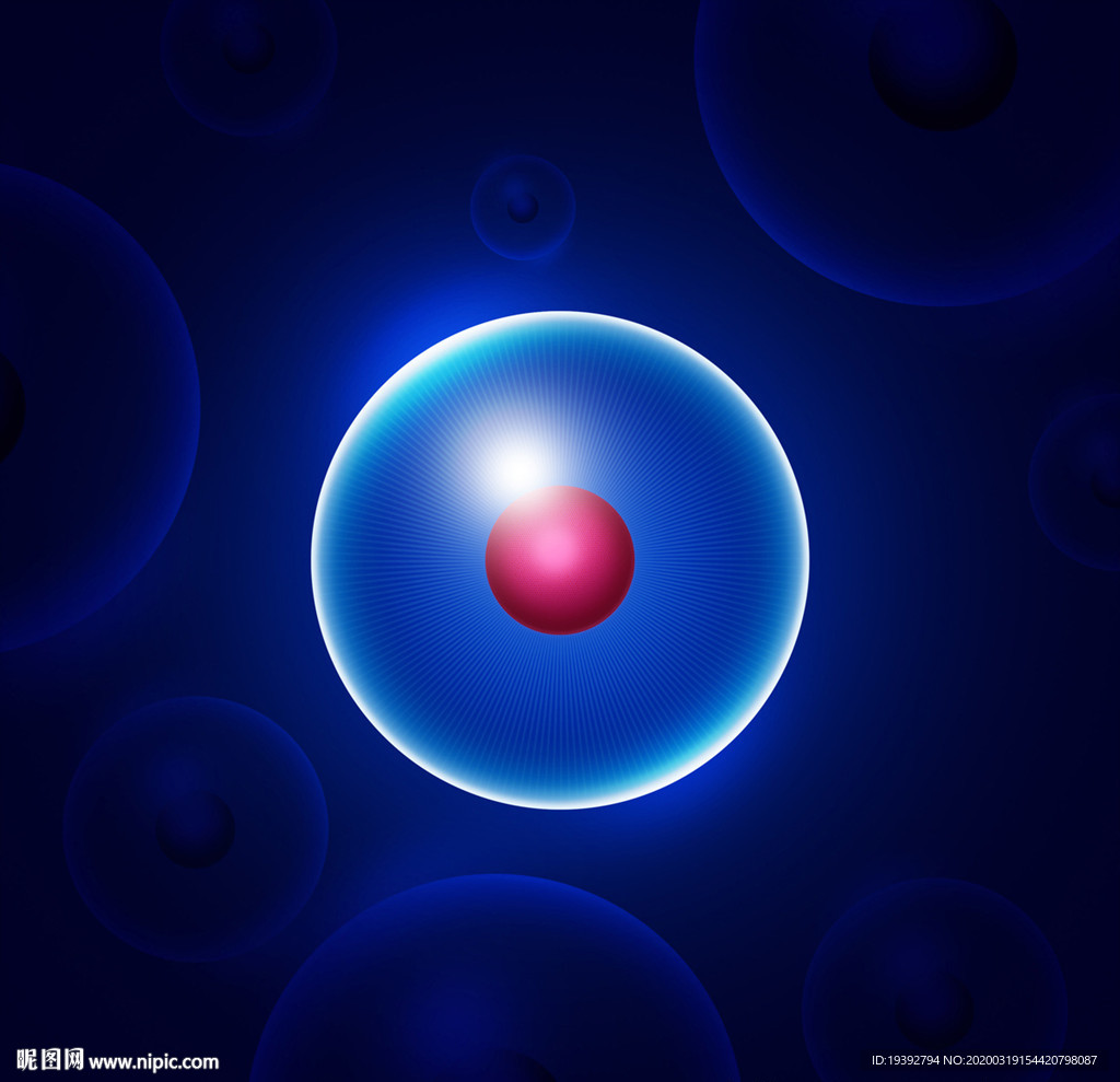 细胞原子结构素材大图