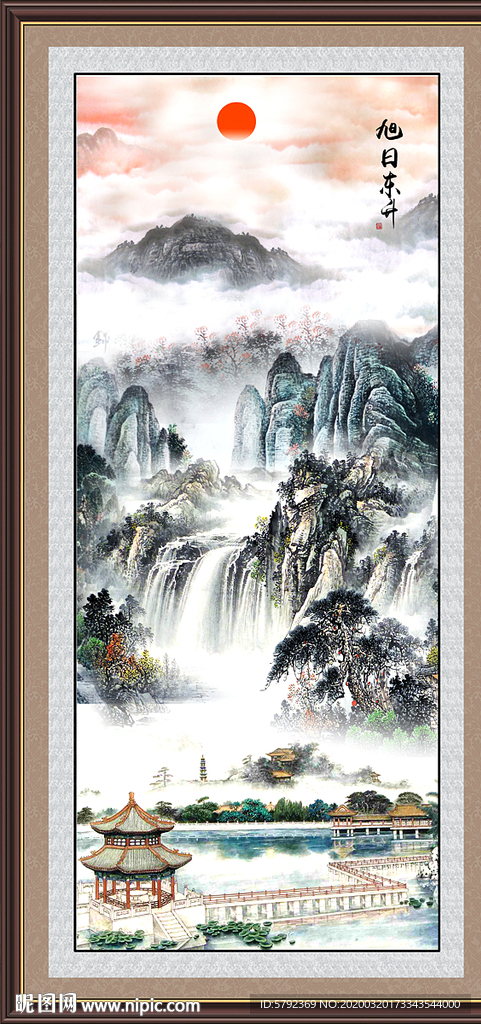 山水画国画山水画