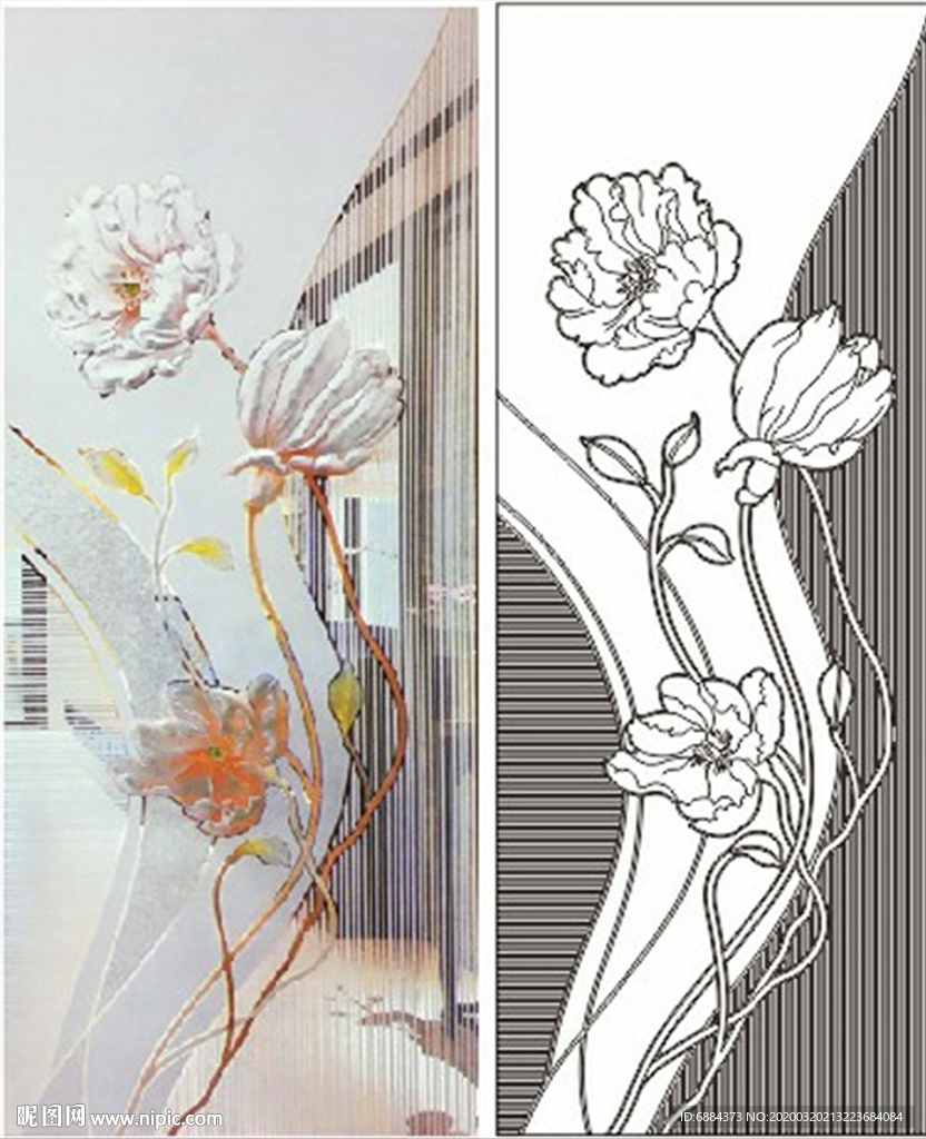 郁金香 牡丹花