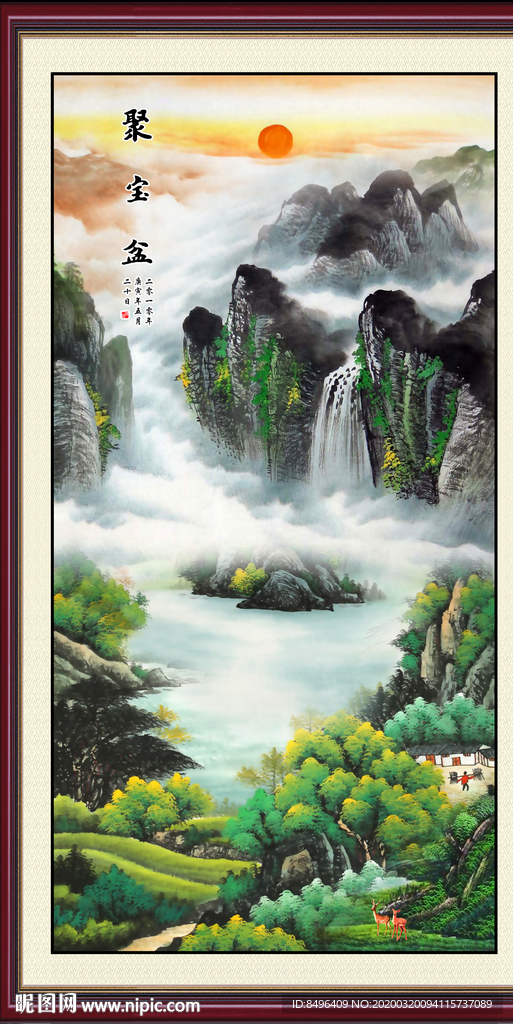 山水画国画山水画