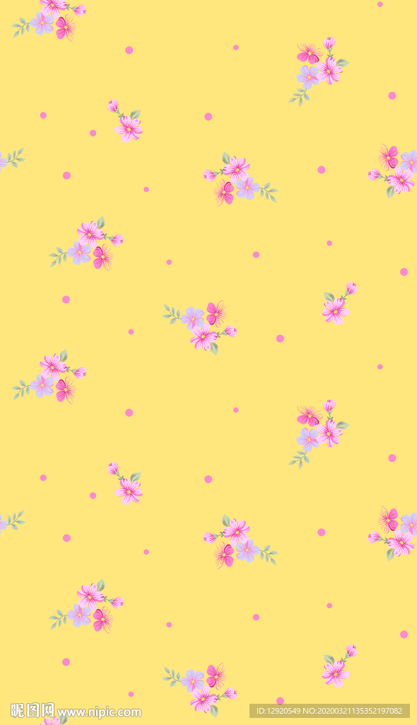 大牌小碎花