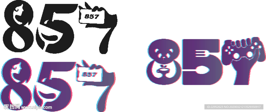 857标志图片