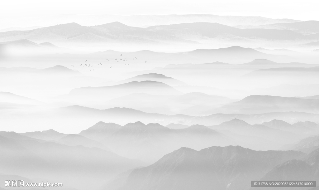 新中式山水画