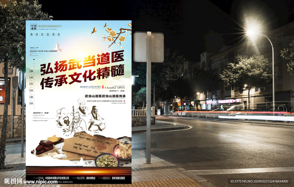 弘扬武当道医传承文化精髓海报