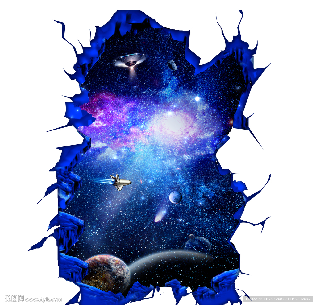 星空立体画