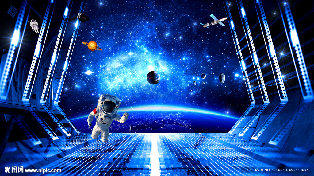 蓝色星空