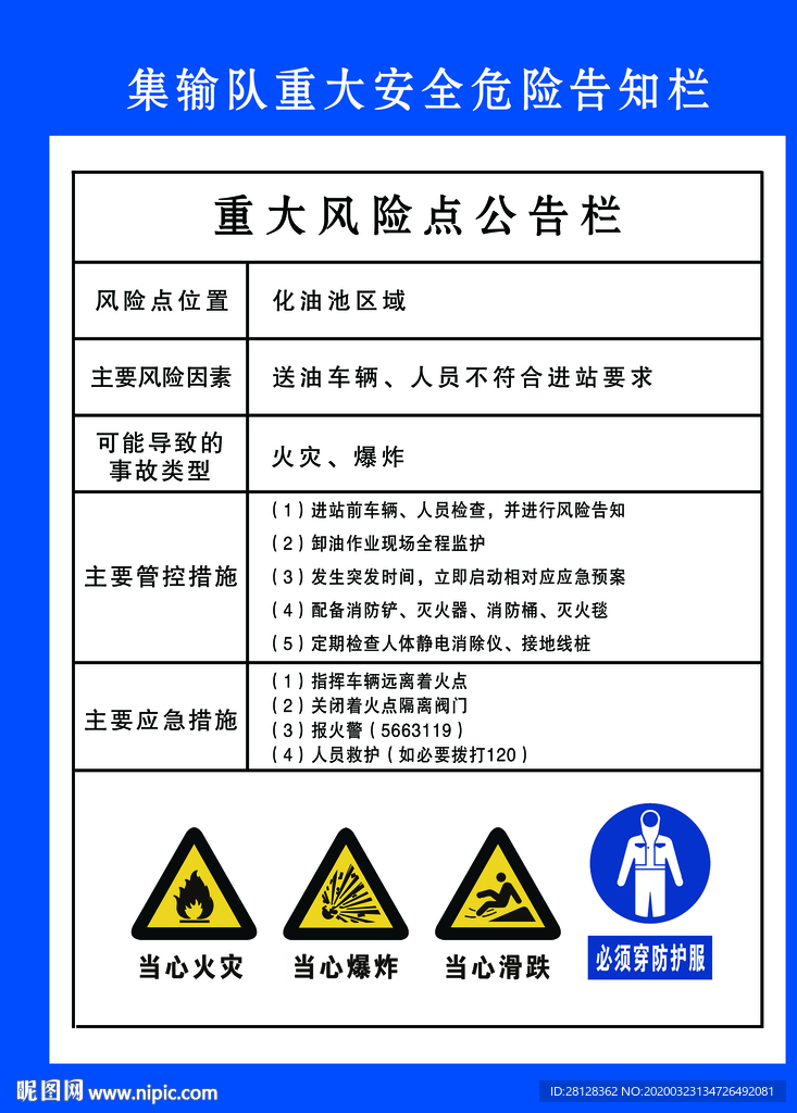 化油池