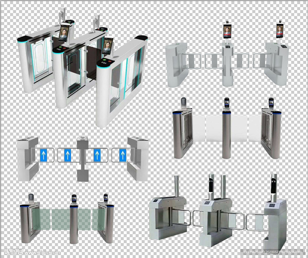 人脸识别门禁道闸杆