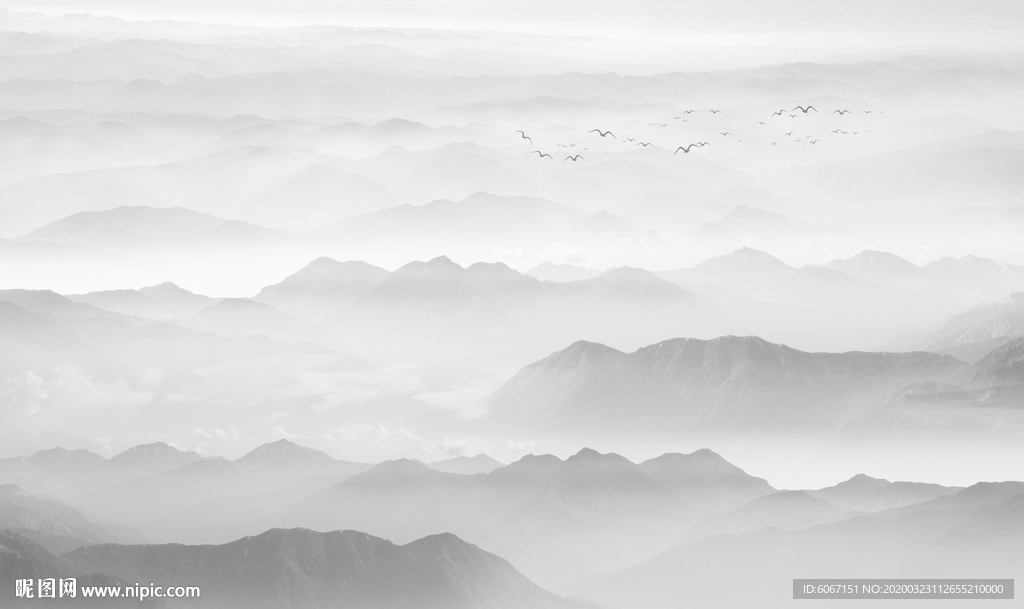 新中式山水画