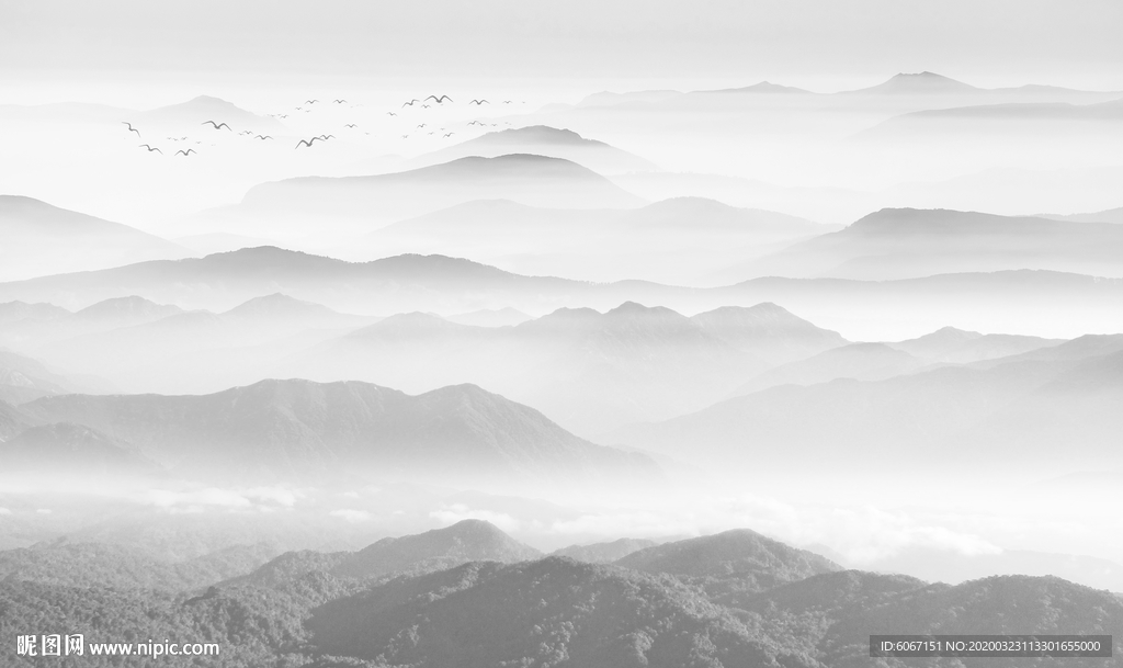新中式山水画