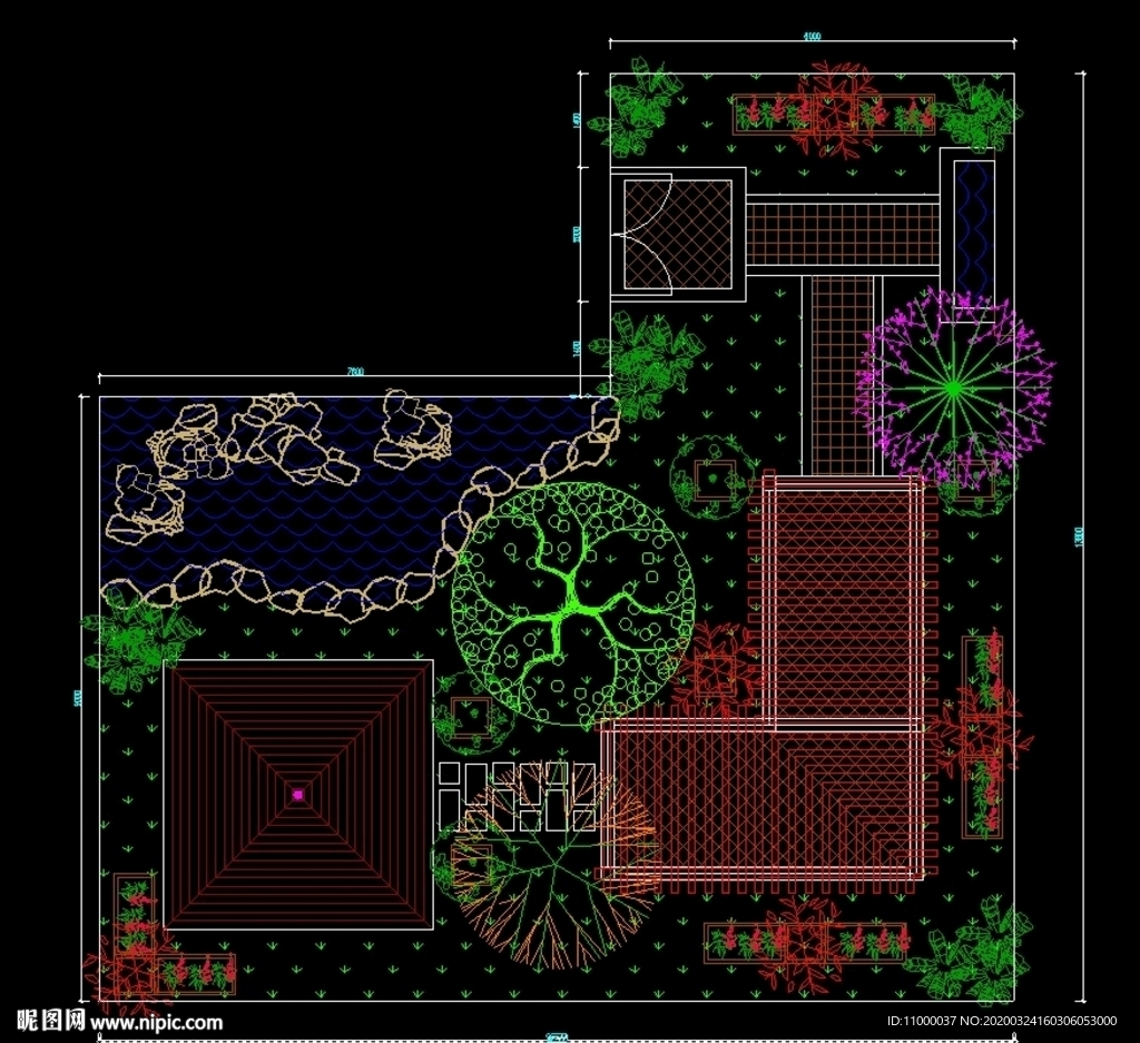 150平方屋顶花园景观设计