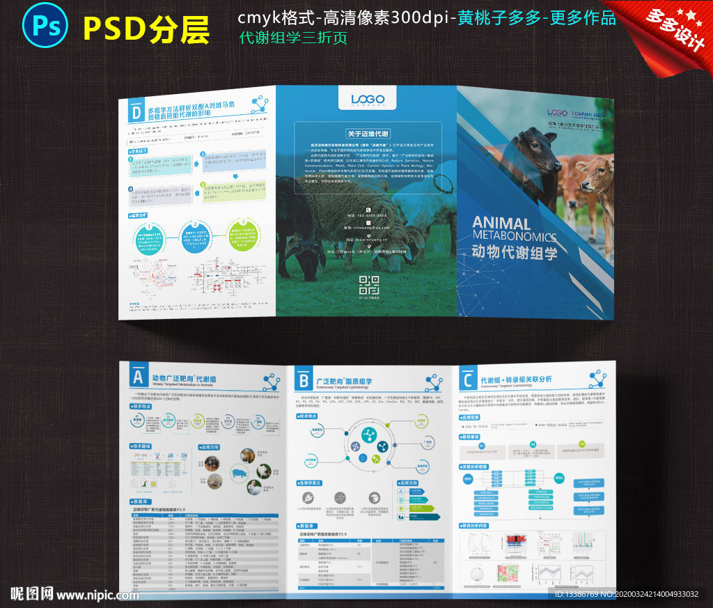 代谢组学三折页