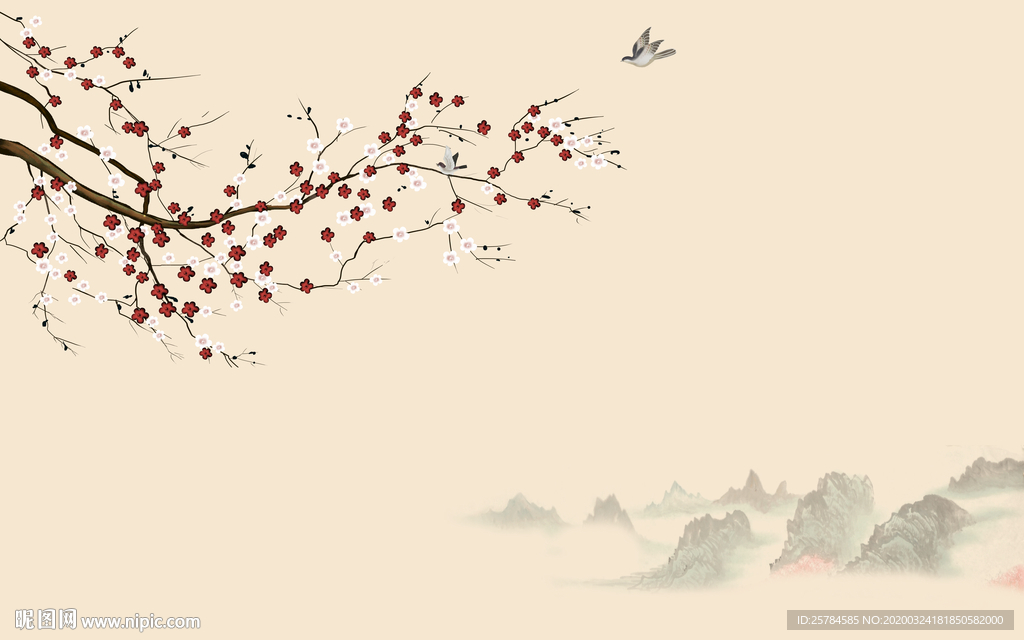 工笔花鸟图