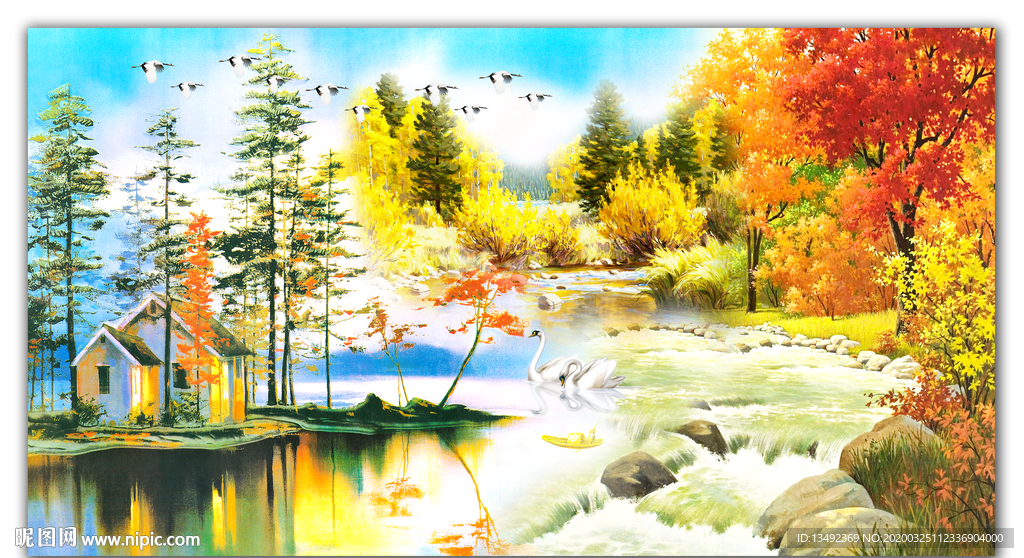油画风景