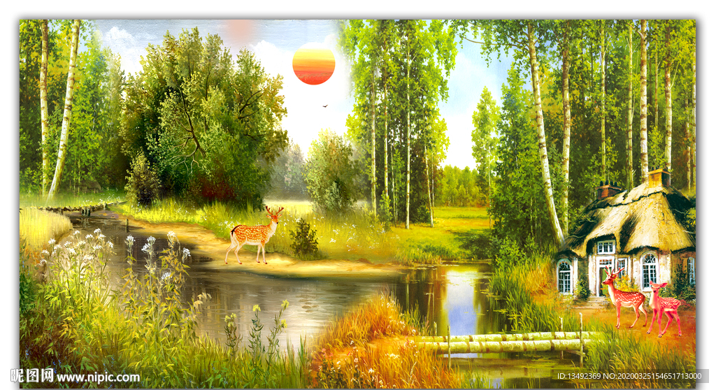 风景油画