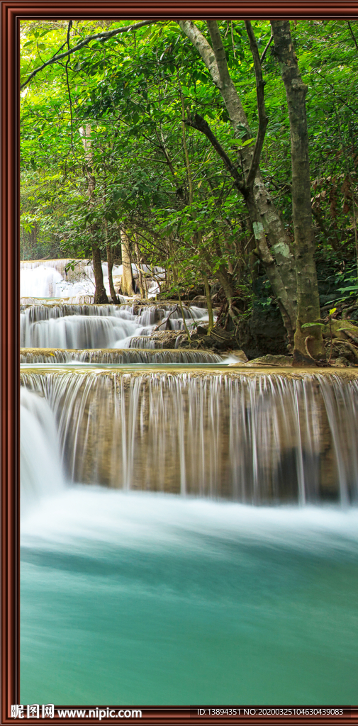 流水瀑布装饰画3