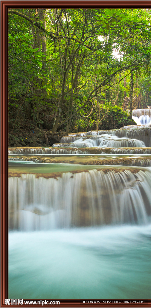 流水瀑布装饰画1