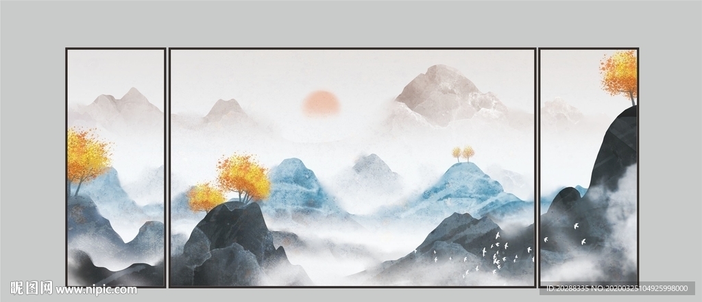 中国水墨装饰画