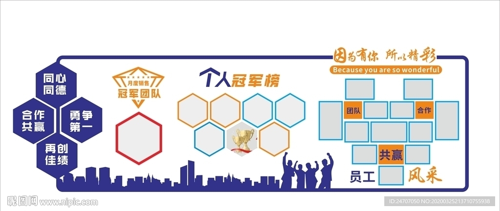 企业荣誉文化墙