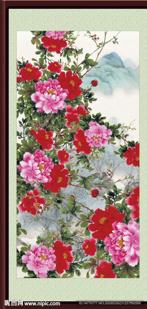 国画牡丹