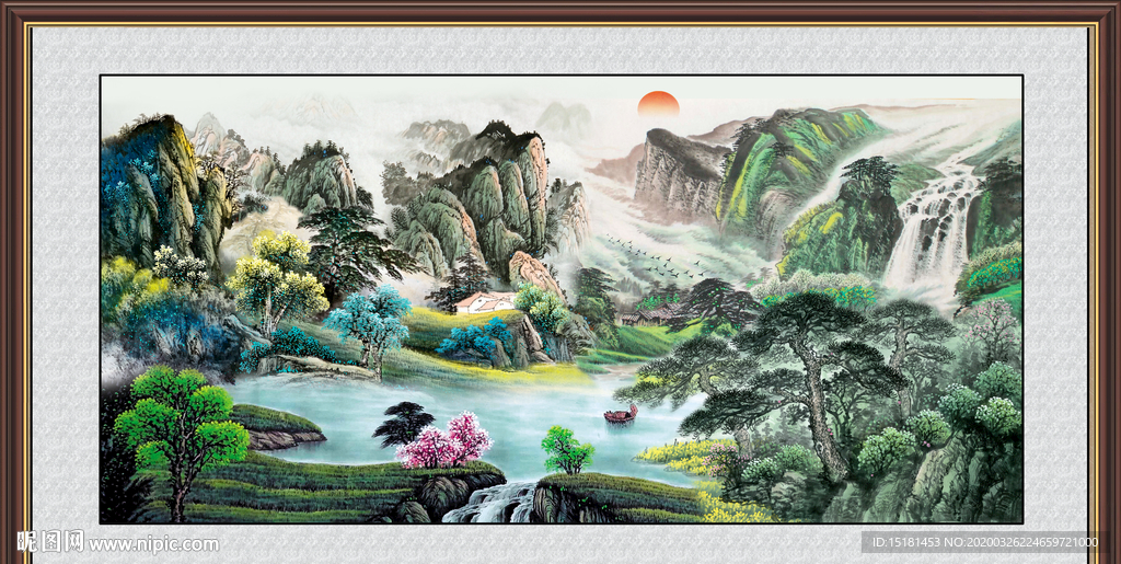 国画山水