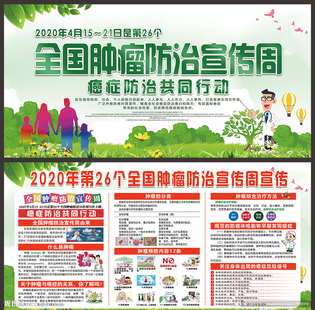 肿瘤防治宣传栏