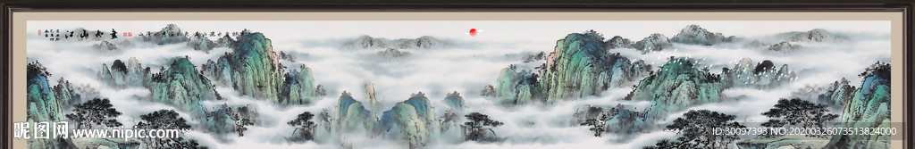 山水画国画山水画