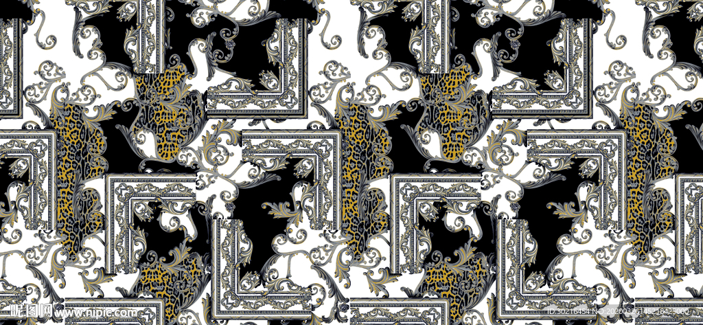 数码印花 花朵 范思哲  设计