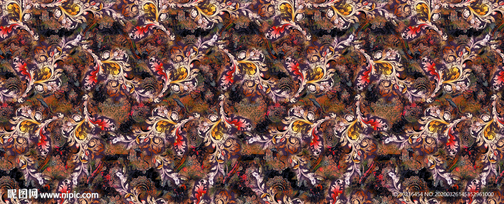 数码印花 花朵 范思哲  设计