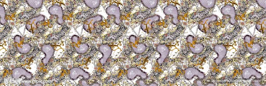 数码印花 花朵 范思哲  设计