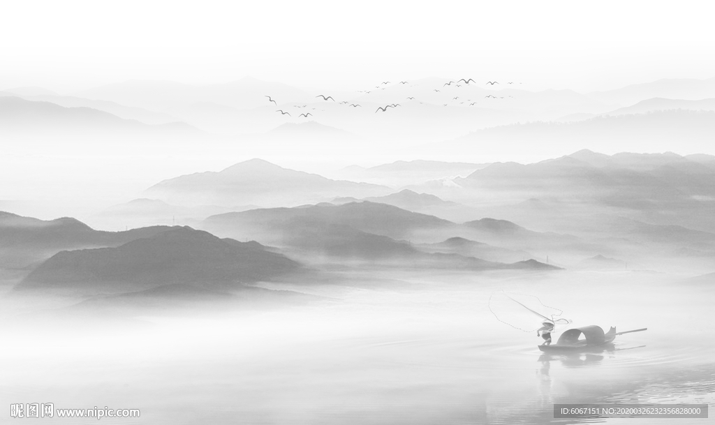 新中式山水画