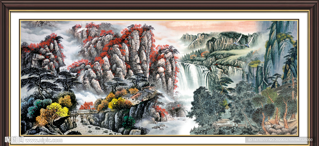 国画山水