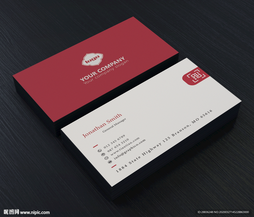 企业名片通用模板