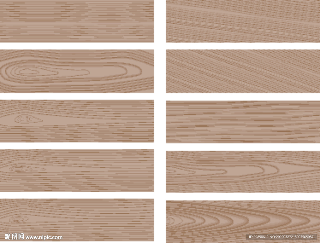 仿松木色木纹木板纹理矢量图